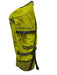 Duotone yellow kitesurfing kite bag XL with mesh pocket and black straps