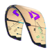 Duotone Neo SLS 2026 beige and purple kitesurfing kite with visible brand logo and size 10