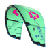 Duotone Neo SLS 2026 kitesurfing kite in green with pink logo accents