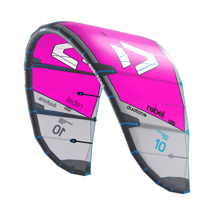 Duotone Rebel SLS 2027 kite in C07 pink and grey