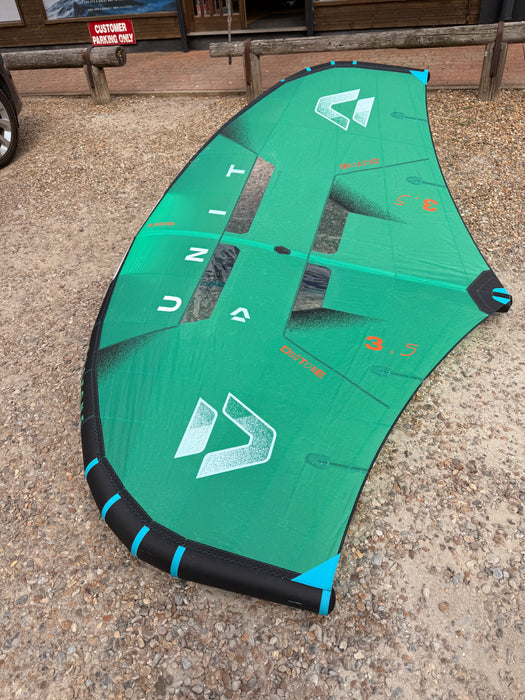 Duotone Unit 3.5m wing, leading edge and canopy, used