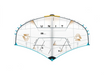 Duotone Unit wing foil SLS, blue and white, for wing foiling watersports