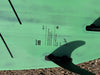 Duotone Whip SLS 5'1 spec label: Glass Innegra construction, 5'1 x 18.25 x 2.125 inches, 22.3 litres