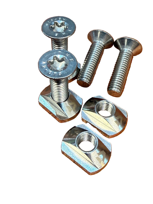 duotone m8 t-nuts 30mm screws