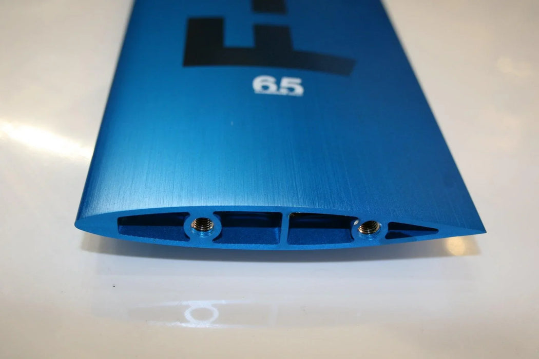 F-One Alu Foil Mast 65 windsurfing foil component in blue aluminum finish