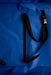 Blue wing foil board bag with black strap and buckle detail for watersports gear protection