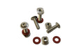 Boardworx hydrofoil track nuts M8 30mm socket flange bolts 4 pack with washers