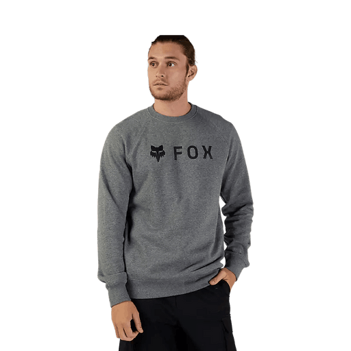 Fox Adsolute Crew fleece sweatshirt Heather Graphite - Boardworx