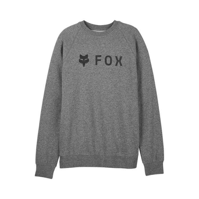 Fox Adsolute Crew fleece sweatshirt Heather Graphite - Boardworx