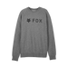 Fox Adsolute Crew fleece sweatshirt Heather Graphite - Boardworx