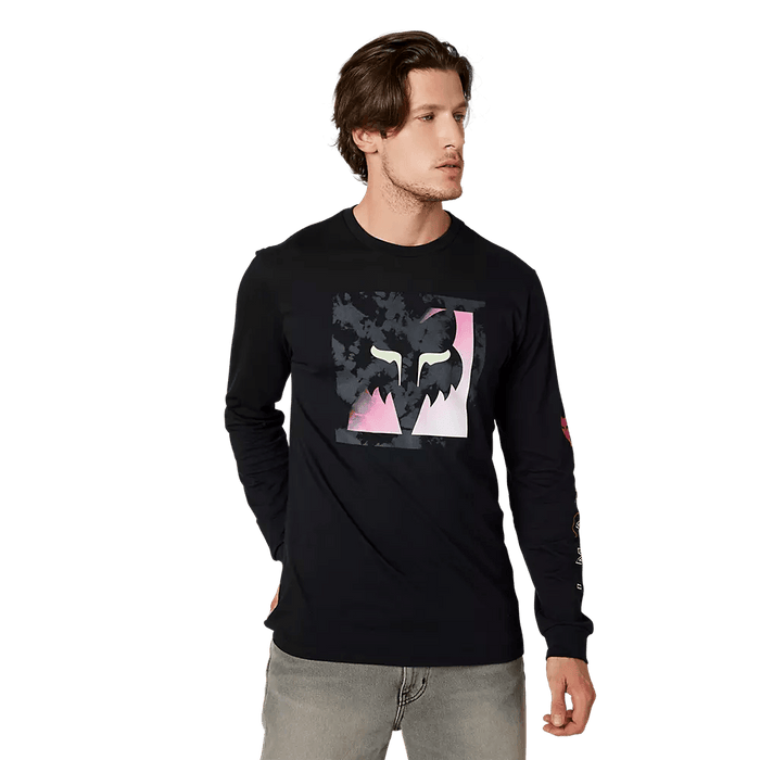 Fox Detonate Long Sleeve Premium Tee Black - Boardworx