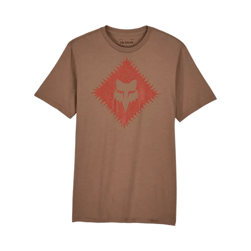 Fox Leo Premium Mens Tee Chai Brown - Boardworx