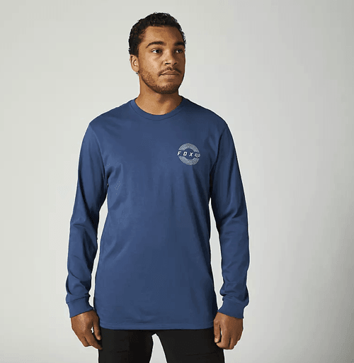 Fox Proximah Long Sleeve Tee Dark Indigo - Boardworx