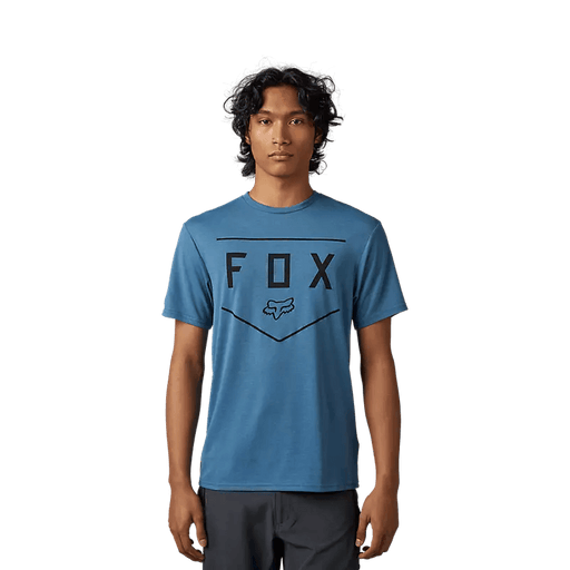 Fox Shield Tech Mens Tee Dark Slate Blue - Boardworx