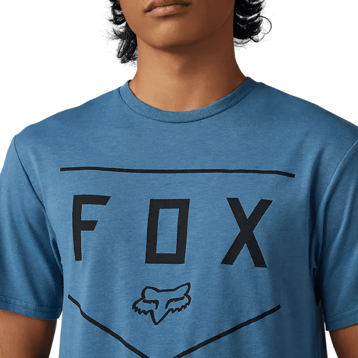 Fox Shield Tech Mens Tee Dark Slate Blue - Boardworx