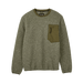 Fox Survivalist Sherpa Crew Sweatshirt Olive Green - Boardworx