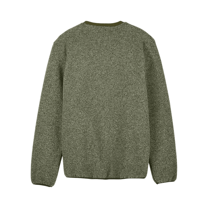 Fox Survivalist Sherpa Crew Sweatshirt Olive Green - Boardworx