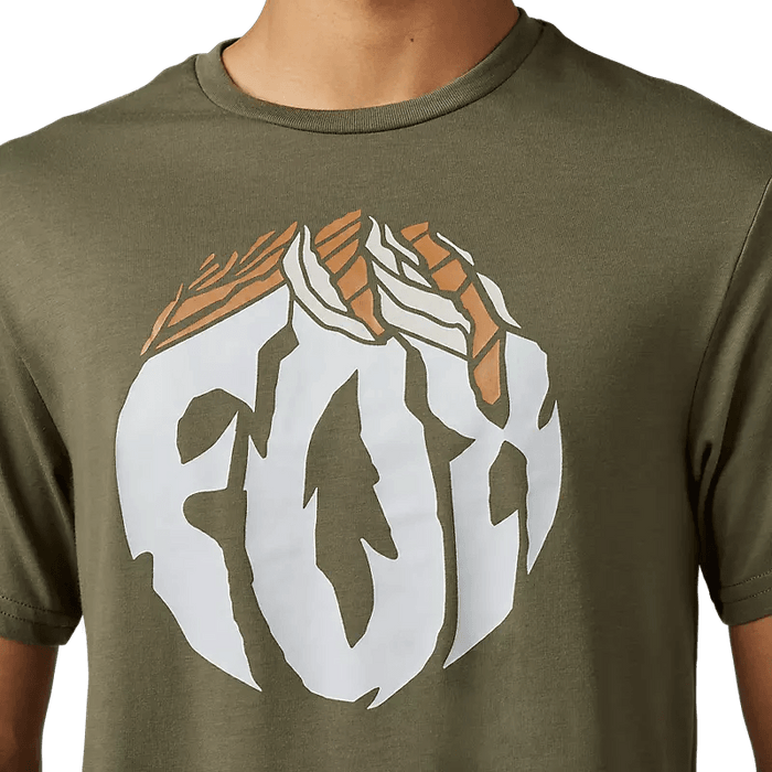 Fox Turnout Tech Tee Olive Green - Boardworx