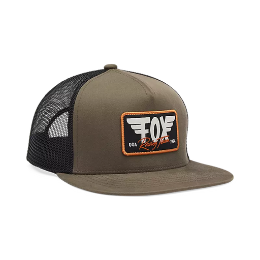 Fox Winged Trucker Hat Cap Military Green - Boardworx