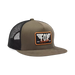 Fox Winged Trucker Hat Cap Military Green - Boardworx