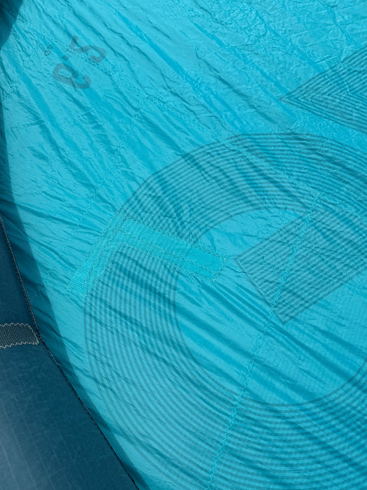 Used GA Wings Cross 6.2 2023 wingfoil wing — canopy condition detail view