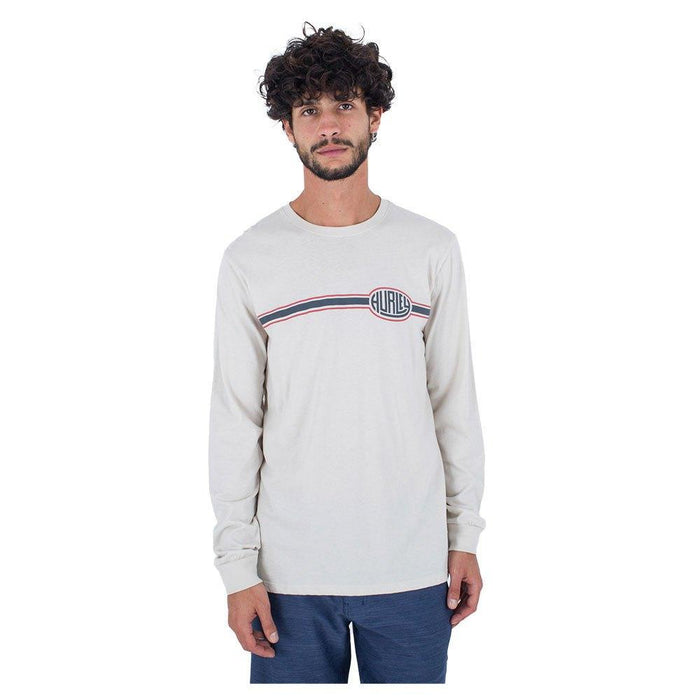 Hurley Everyday Station Long Sleeve Tee Bone - Boardworx