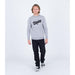 Hurley Hurler Mens Crew Heather Grey - Boardworx