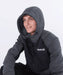 Hurley Monitor Mixed Media Hybrid Jacket Black - Boardworx