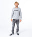 Hurley One and Only Solid Crew Sweatshirt Dark Grey Heather - Boardworx