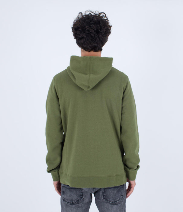 Hurley One & Only Solid Seasonal Men's Hoodie Moss Green - Boardworx