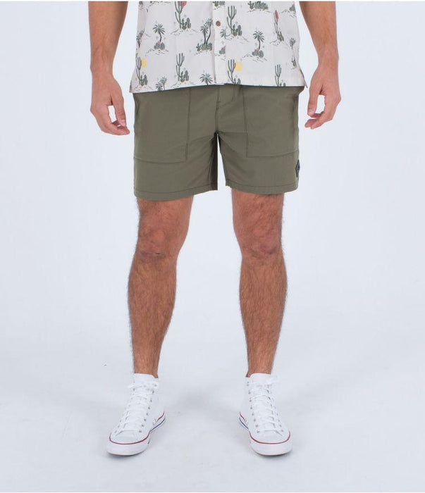 Hurley Phantom Camper 17" Volley Short Olive - Boardworx