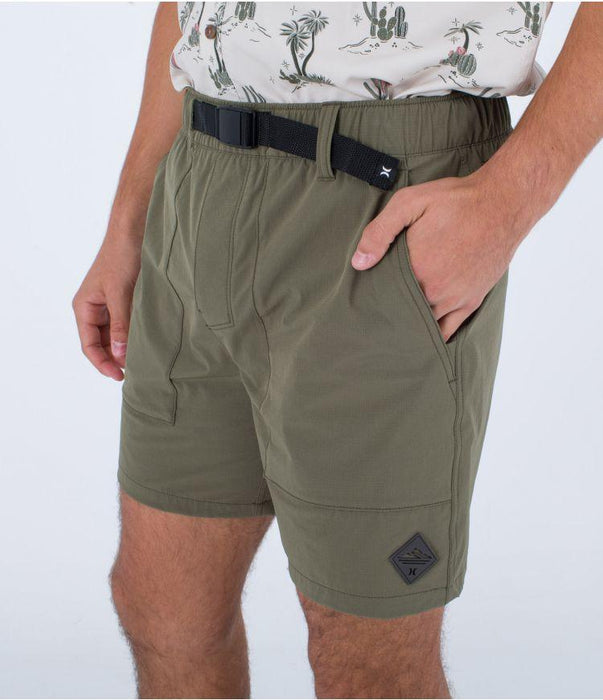 Hurley Phantom Camper 17" Volley Short Olive - Boardworx