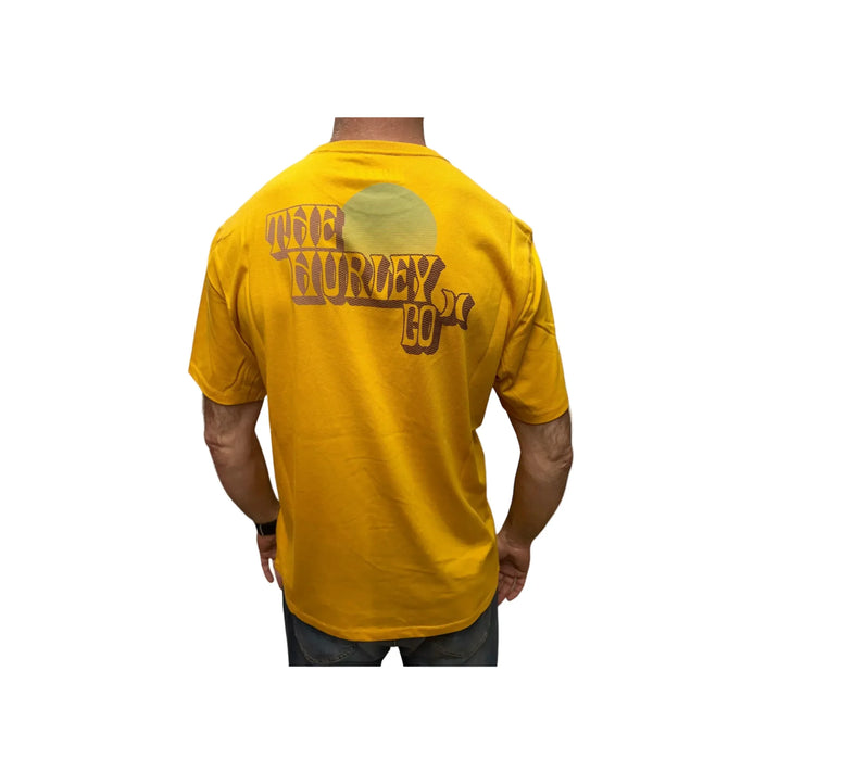 Hurley T-Shirt short sleeve mens - Everyday explore west set Yellow