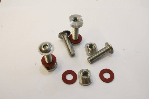 Hydrofoil Track Nuts + M8 30mm Socket Flange Bolts 4 Pack - Boardworx