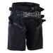 ION B2 black kiteboarding seat harness shorts with side straps and safety hook