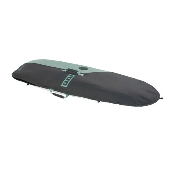 ION Core slim mid-length wing foil board bag in black and green with handle