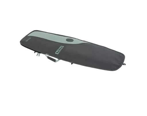 ION Core twin tip kiteboard bag in black and grey with carry handle, kiteboarding gear
