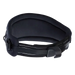 ION black wing waist harness for watersports, ergonomic padded design, adjustable straps