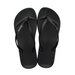 ladies flip flops black
