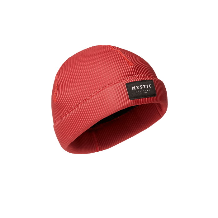 Mystic 2mm Neoprene Beanie Classic Red - Boardworx