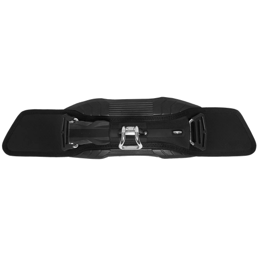 Mystic Ace black kitesurfing spreader bar with metal hook and ergonomic padding