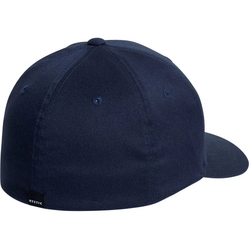 Mystic navy cap with curved brim, watersports surf clothing accessory