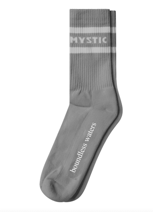 Mystic Brand Socks Light Grey Melee - Boardworx