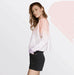 Mystic Mesmerizing Sweat women's pastel pink and white ombre sweatshirt