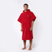 Mystic Poncho Teddy Classic Red Changing Robe - Boardworx