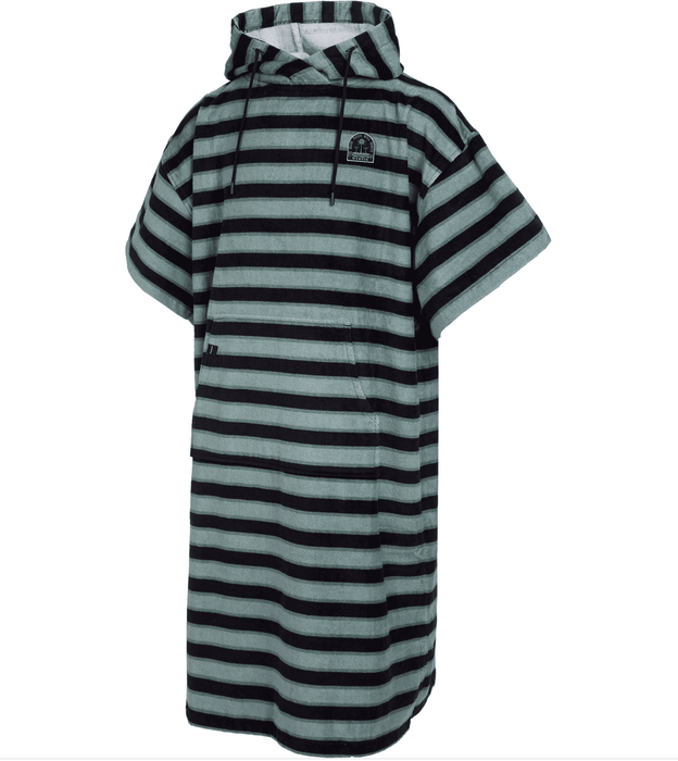 Mystic Poncho Velours Grey Blue Changing Robe - Boardworx