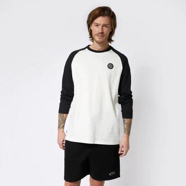 Mystic Scope Long Sleeve Tee Black/White - Boardworx