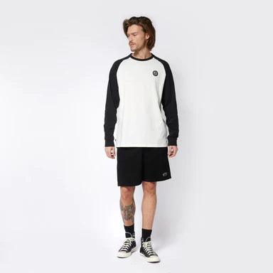 Mystic Scope Long Sleeve Tee Black/White - Boardworx