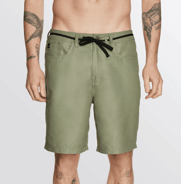 Mystic The Hybrid Mens Boardshort Olive Green - Boardworx