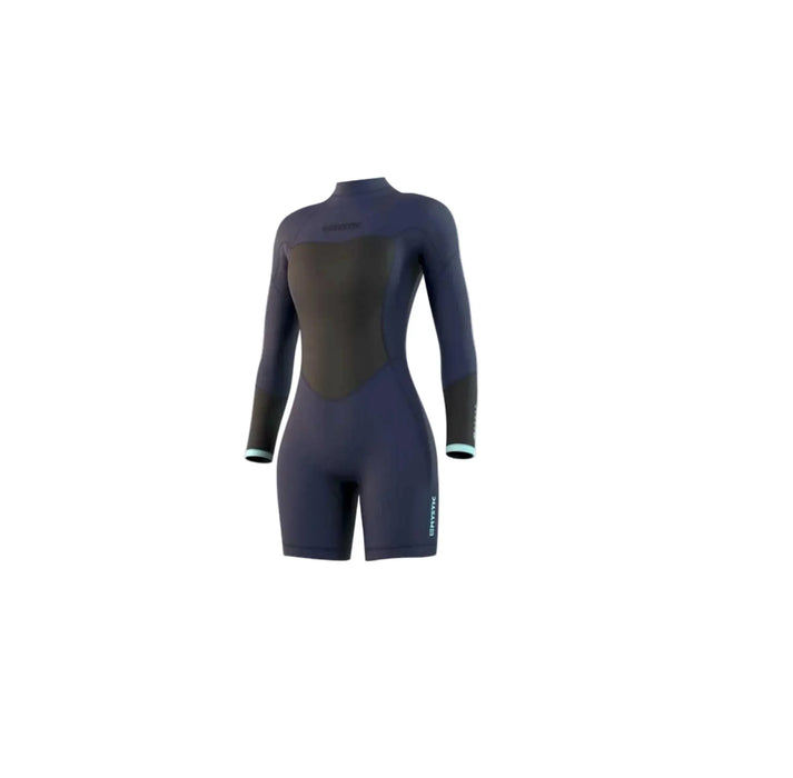 mystic ladies long sleeve short leg wetsuit 